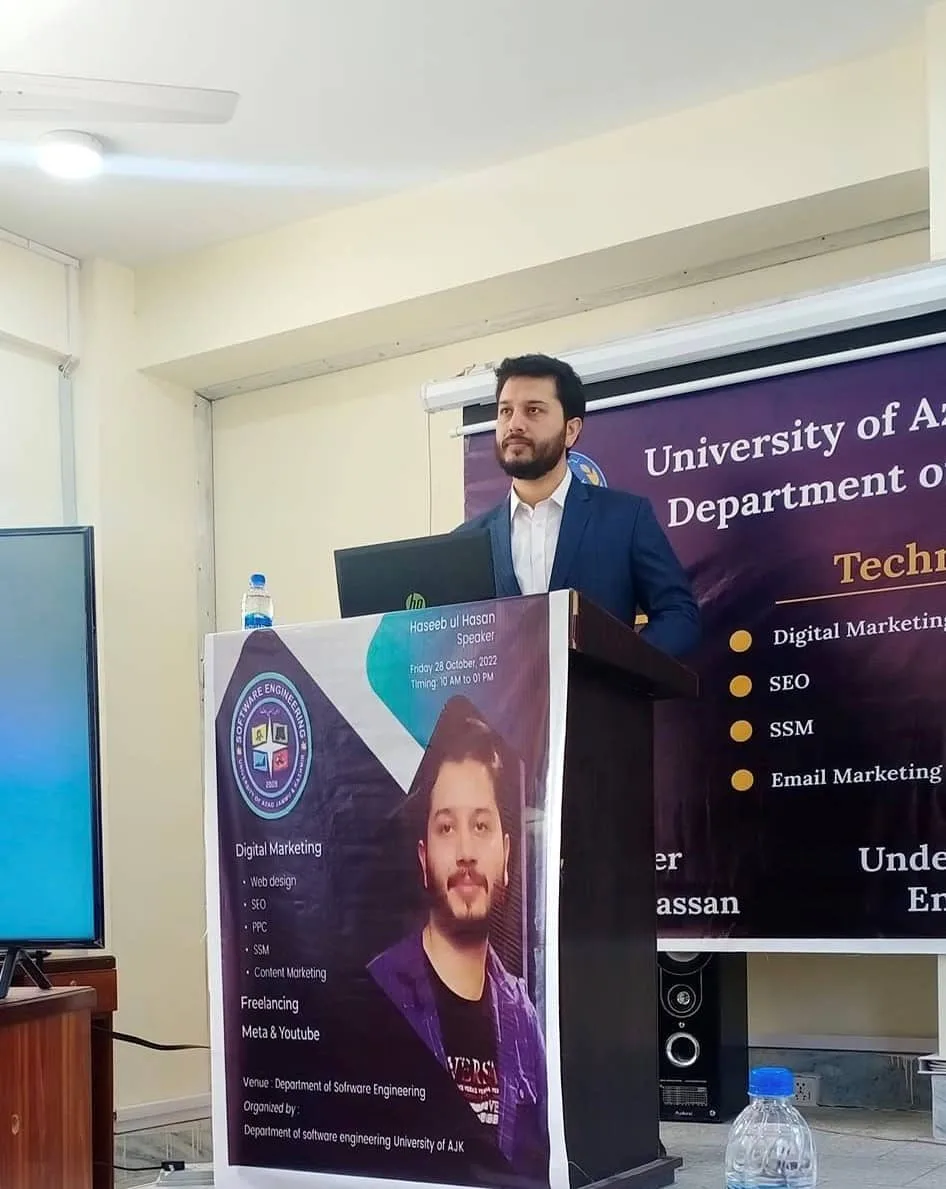 About ScaleUp: presenting digital marketing at a university seminar