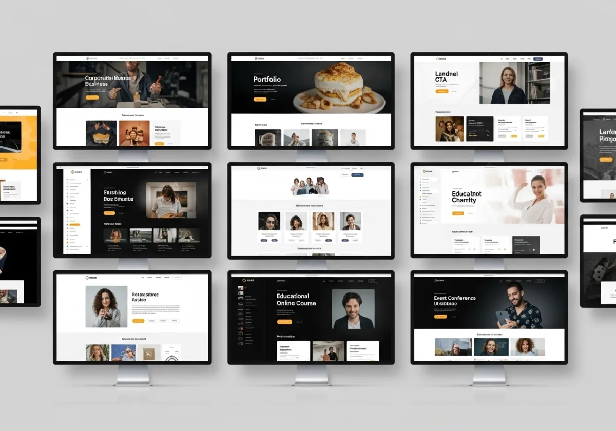 Web design portfolio: websites designed and built by ScaleUp